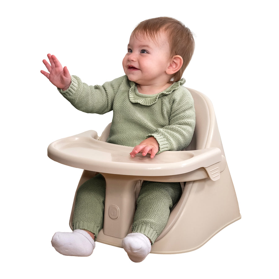 Boppy Proper Posture Floor and Booster Seat, Oatmeal